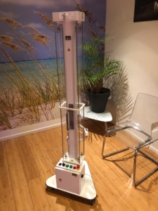 Luminaire mobile stérilisation UVC 1